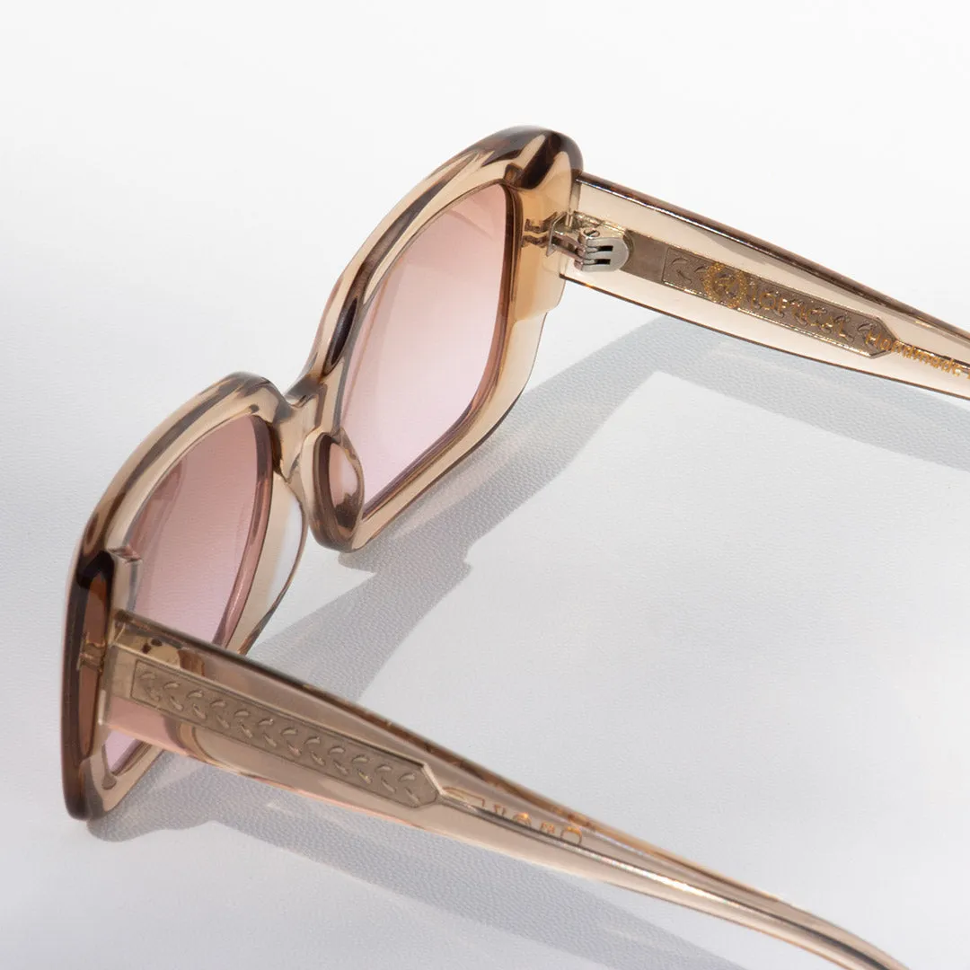 Hemmet Star Diva occhiale da sole champagne donna retrò