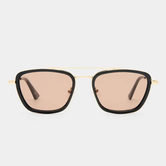 Le Specs Diametric occhiale da sole oro nero
