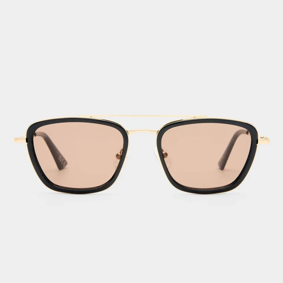 Le Specs Diametric occhiale da sole oro nero