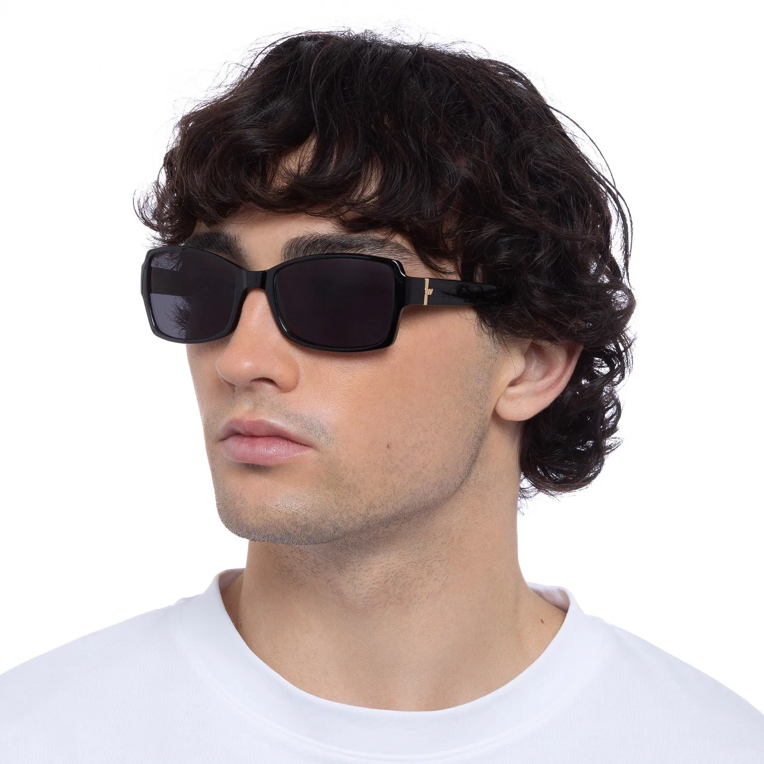 Le Specs Trance occhiale da sole nero avvolgente