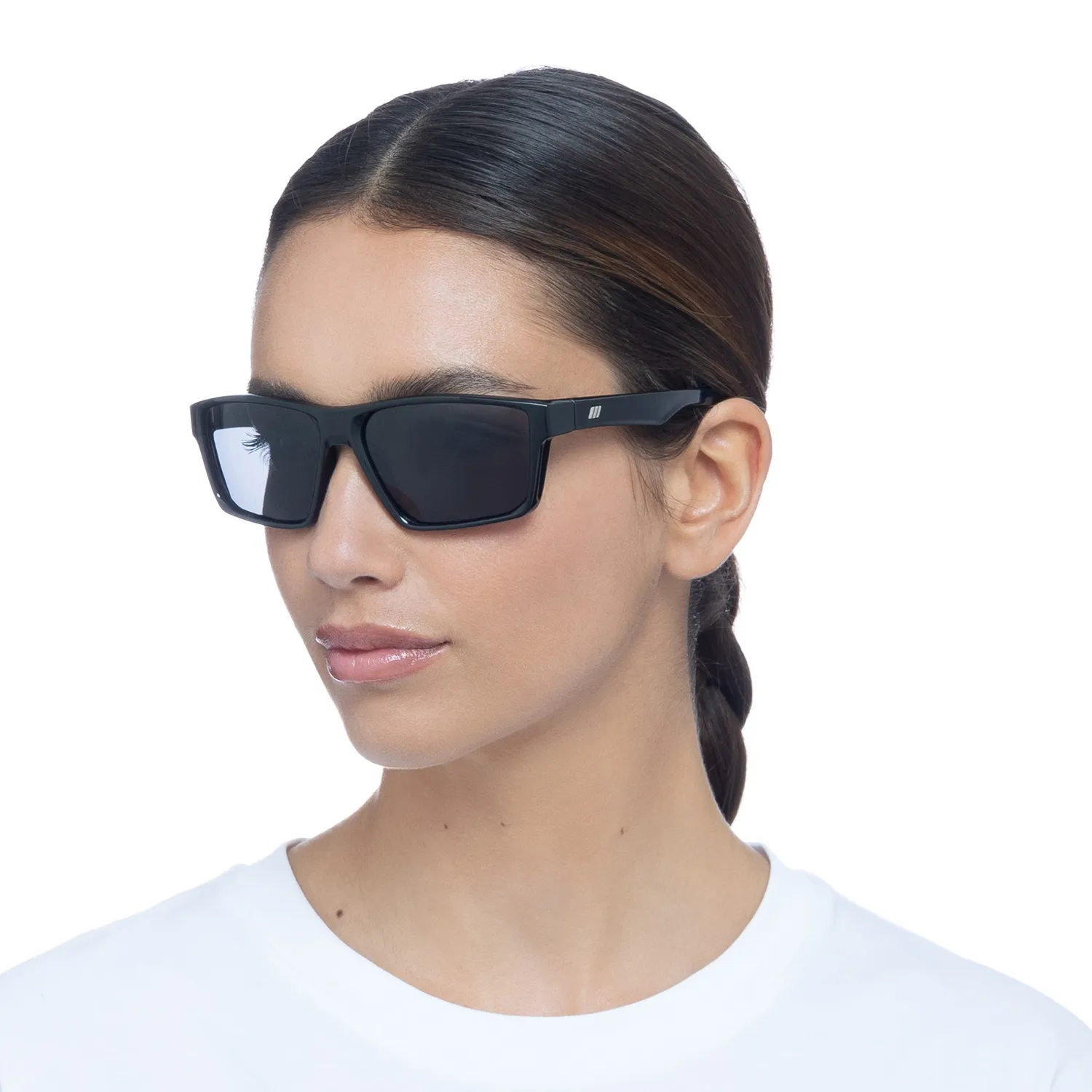 Le Specs Dauntless occhiali da sole neri avvolgenti
