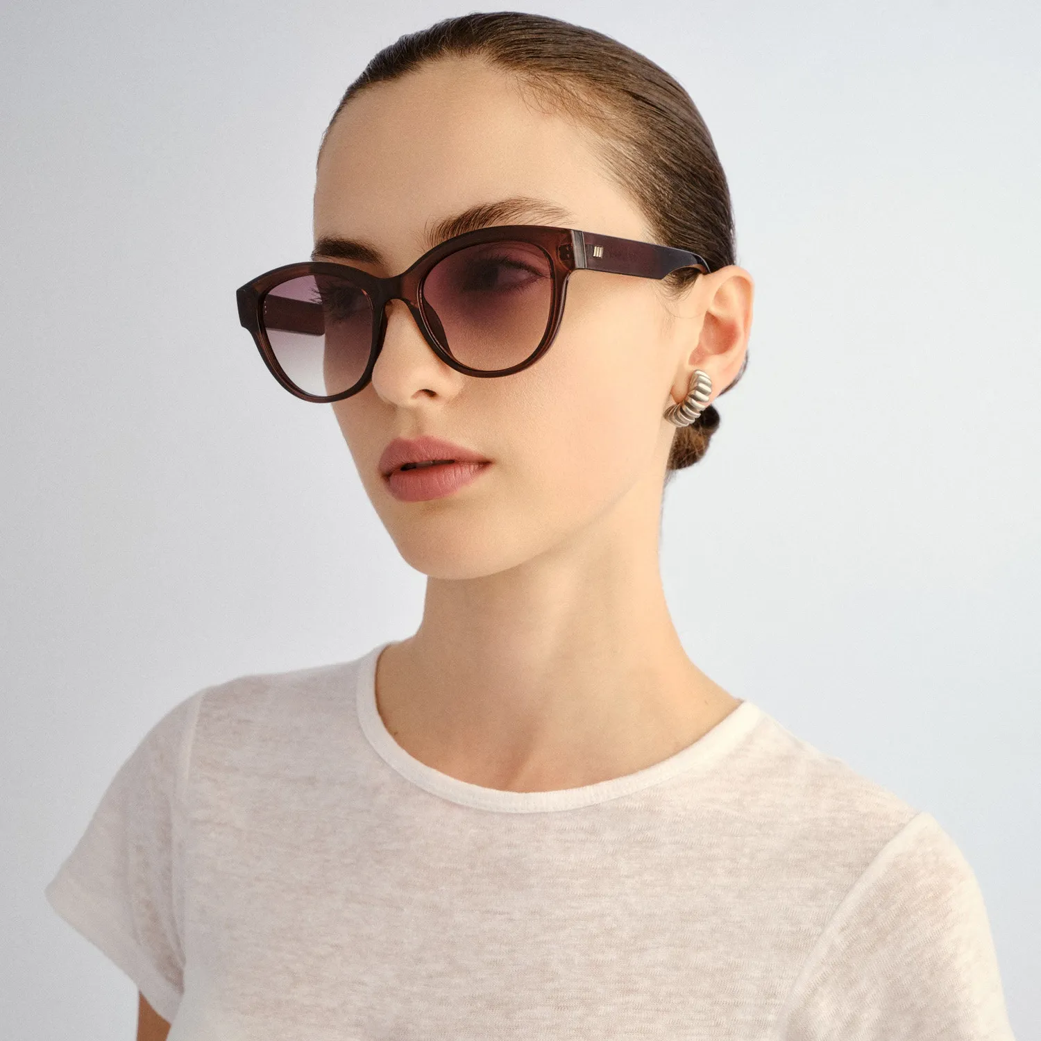 Le Specs Majestic occhiale da sole coco tondo lenti sfumate