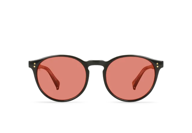 Raen Beal Sun occhiale da sole Crystal Black 50 rotondo