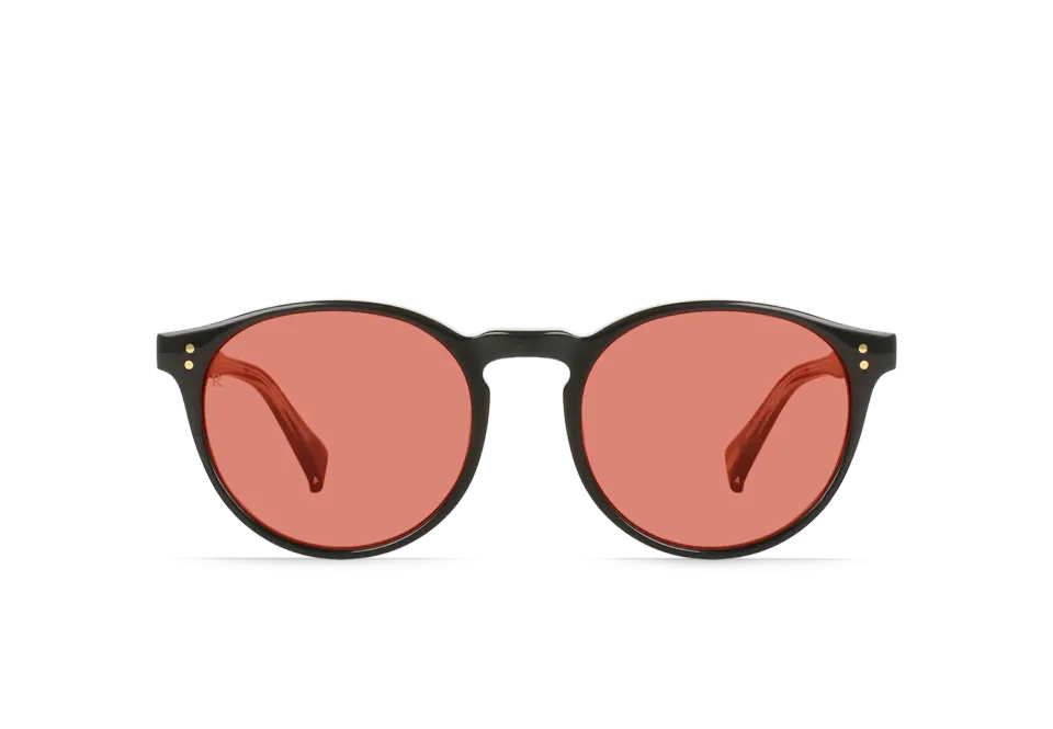 Raen Beal Sun occhiale da sole Crystal Black 50 rotondo