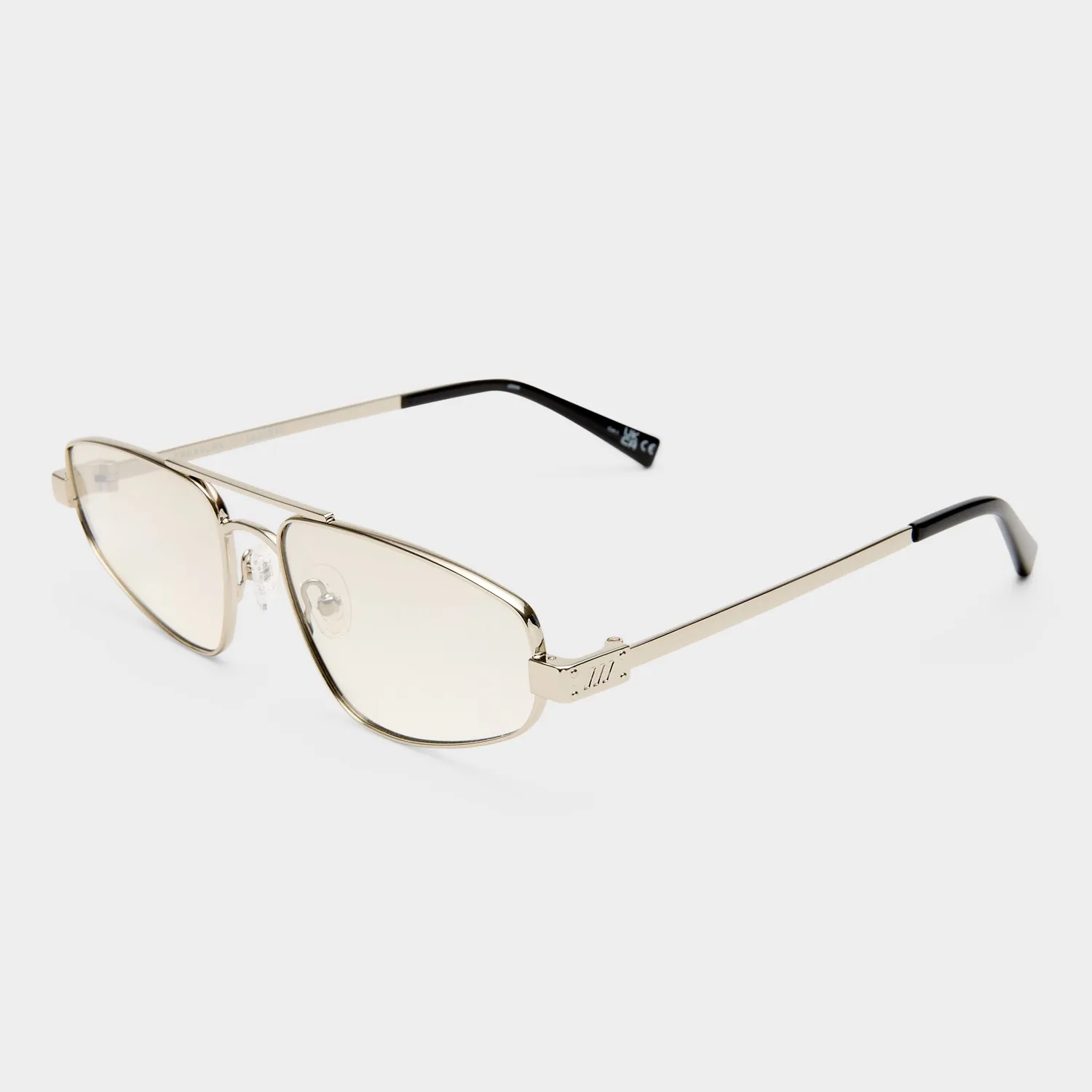 Le Specs Treasure occhiali da sole argento aviatore