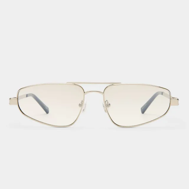 Le Specs Treasure occhiali da sole argento aviatore