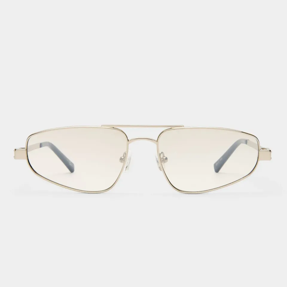 Le Specs Treasure occhiali da sole argento aviatore
