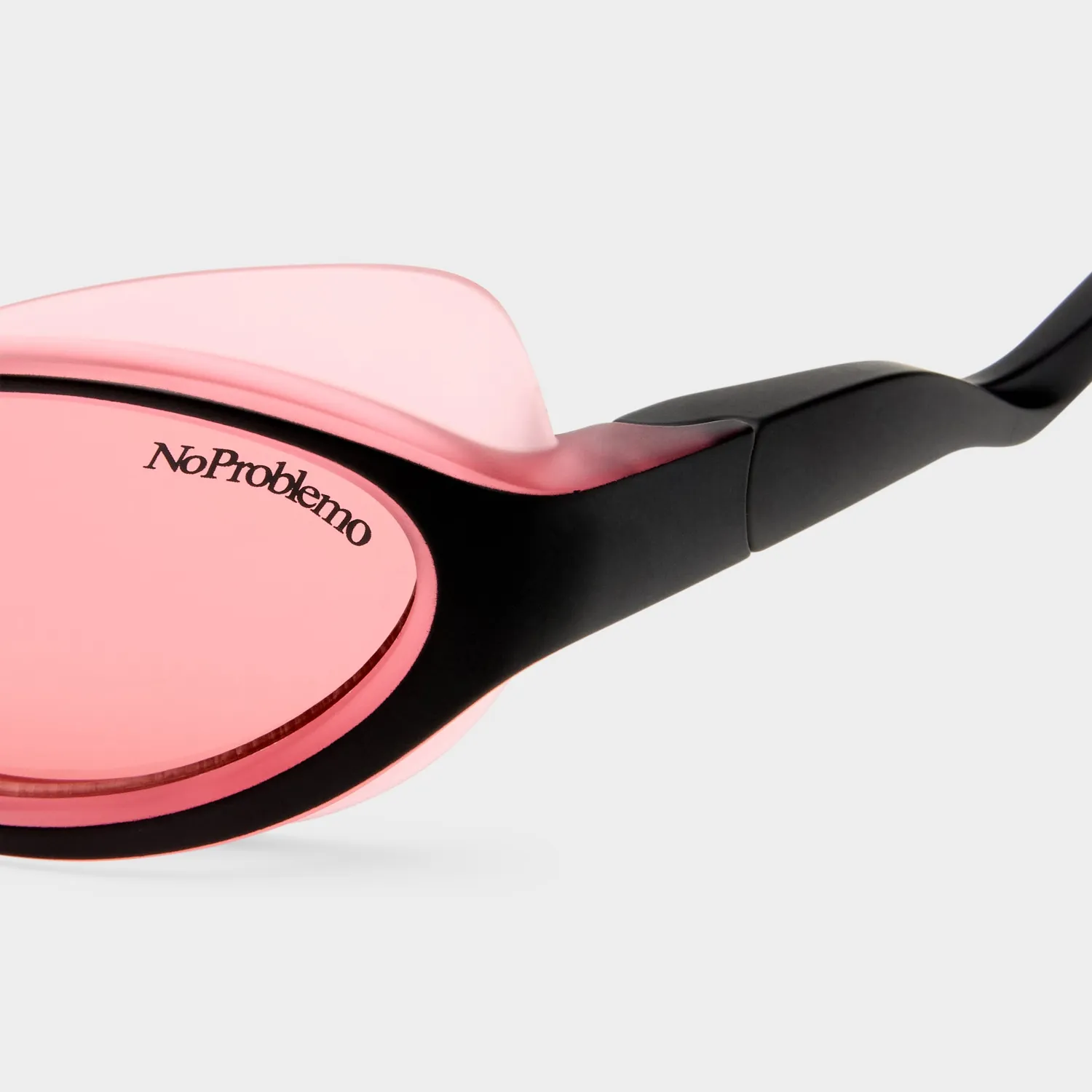 Le Specs Lyra occhiale da sole nero crimson mono