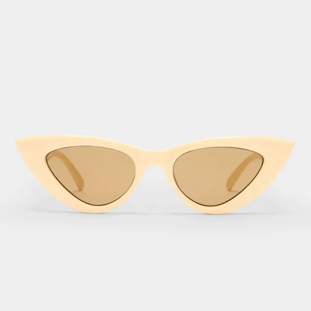 Le Specs Hypnosis occhiali da sole avorio cat-eye donna