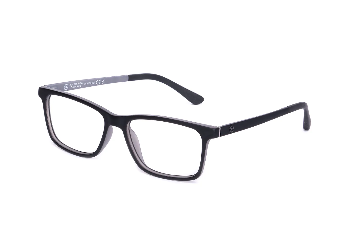 Sea2See Cortes montatura da vista grigia con clip-on