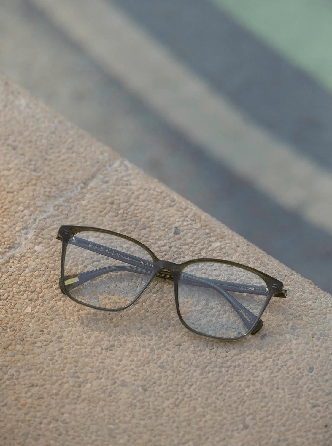 Raen Neese Oak Clear montatura da vista 56 acetato