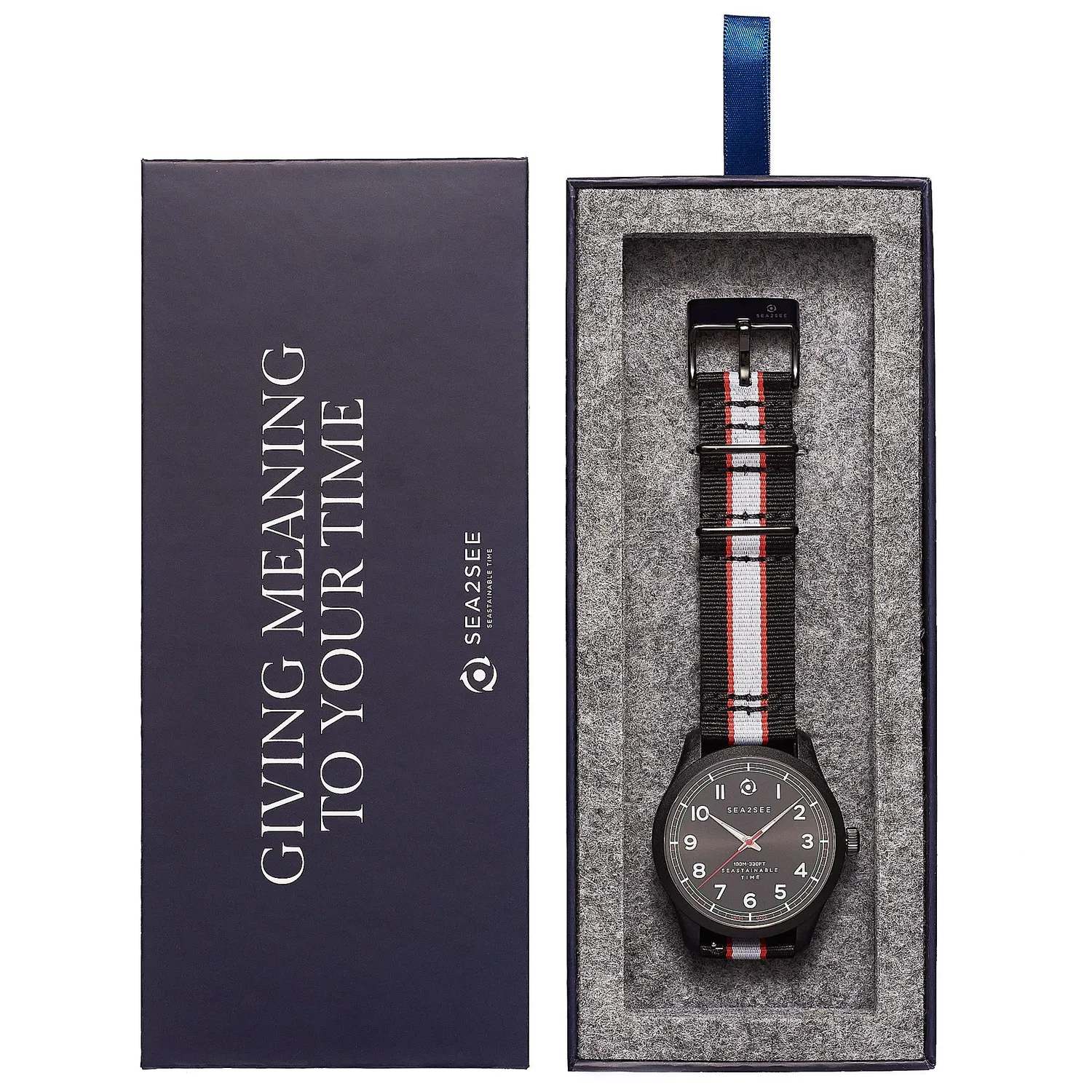 Sea2See Montecarlo 01 orologio nero 41 mm