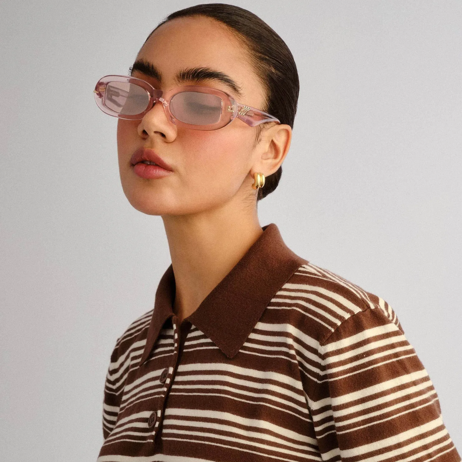 Le Specs Numero Siete occhiali da sole pink salt smoke