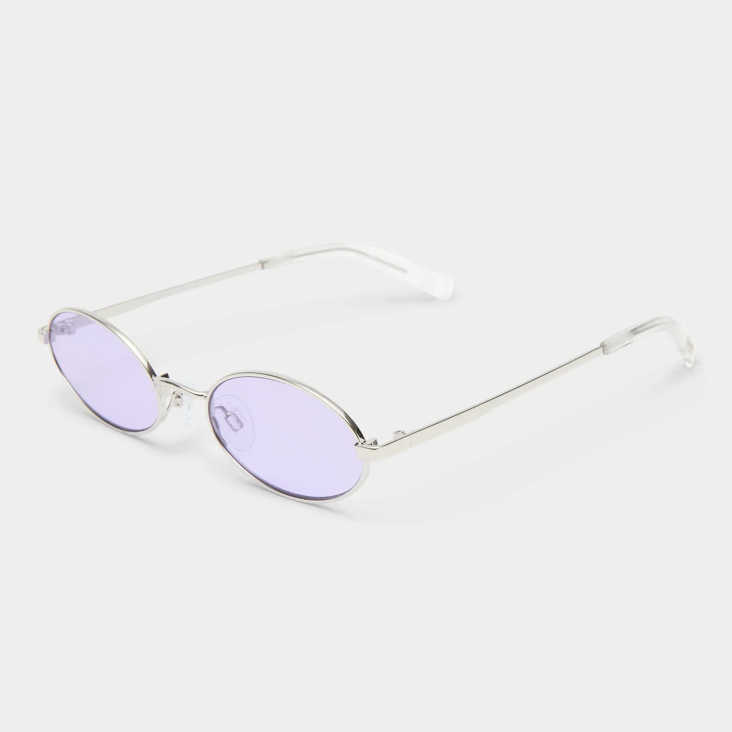 Le Specs Love Train occhiale da sole ovale argento