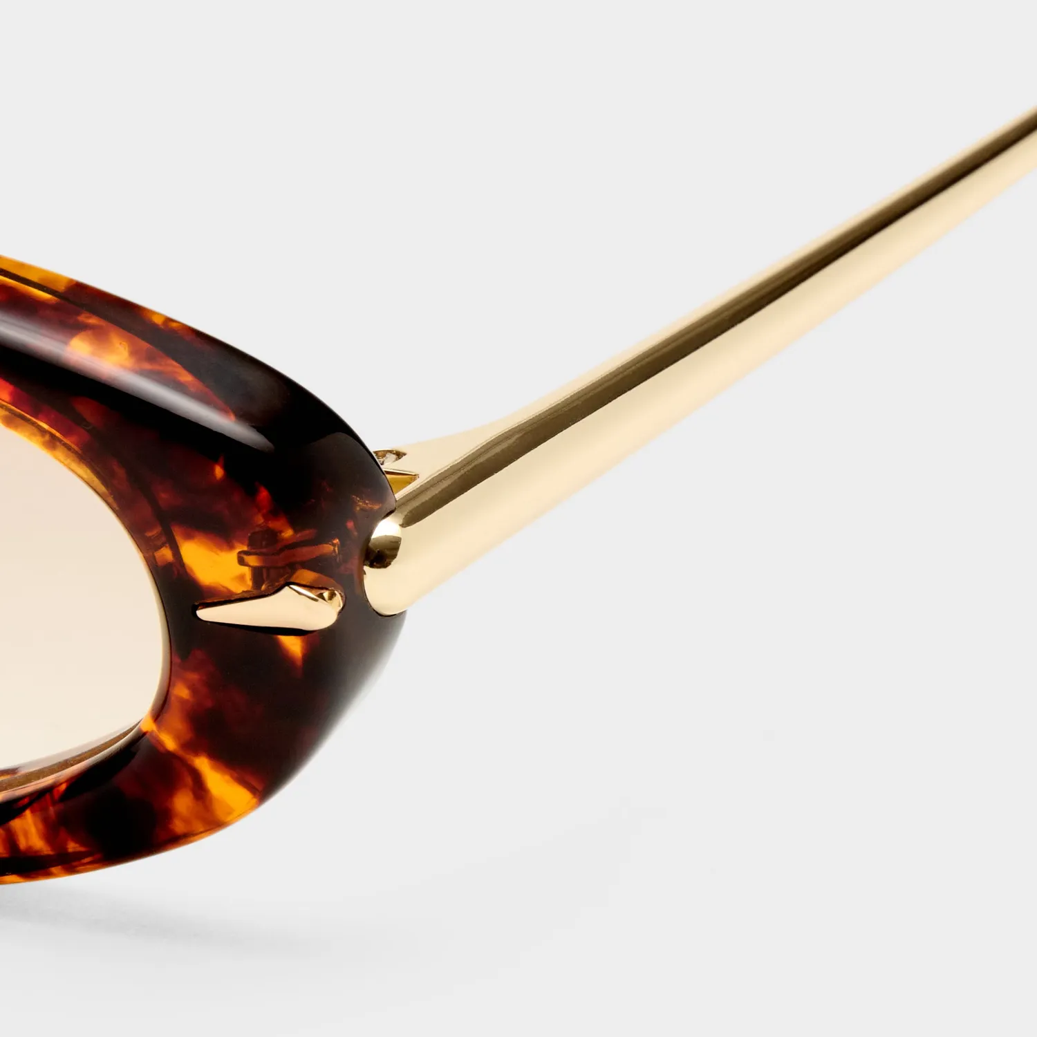 Le Specs Numero Doce occhiali sole mottled tort ovali
