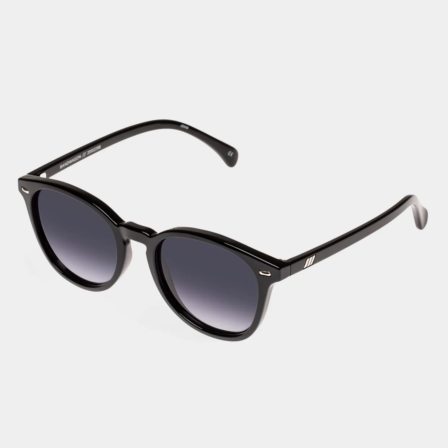 Le Specs Bandwagon occhiale da sole nero tondo