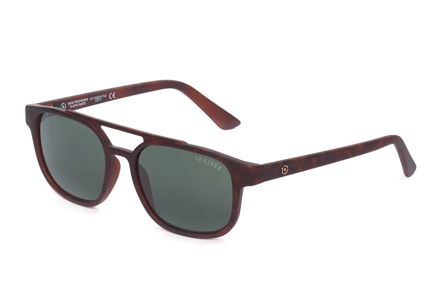 Sea2See Marlon occhiale da sole black matte lente nera