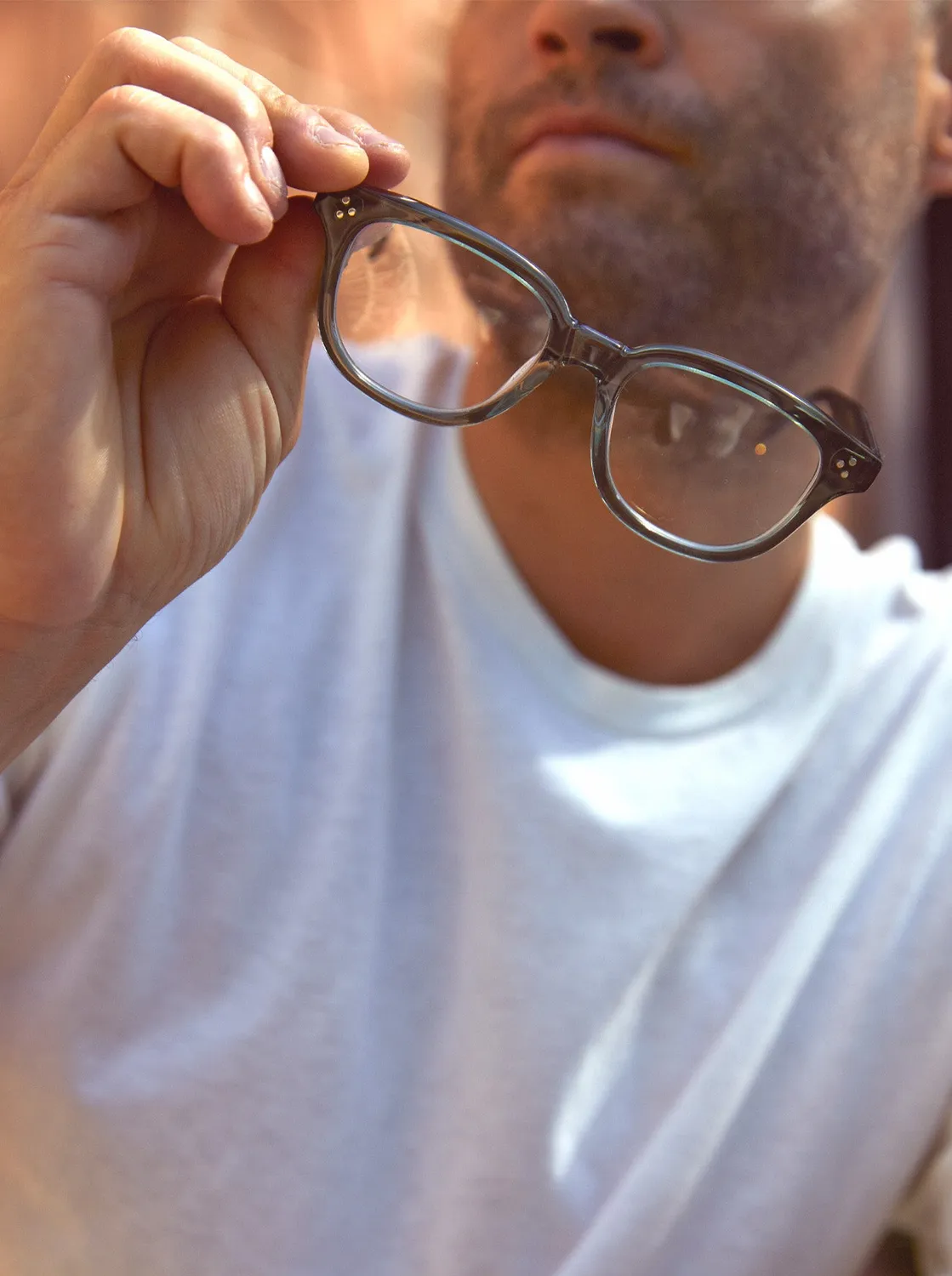 Raen Bluth montatura da vista Crystal Black Kelp 50 acetato