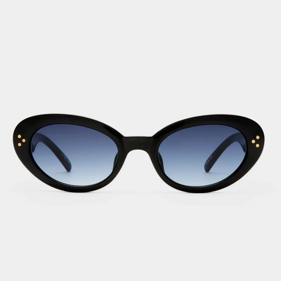 Le Specs Tootsie occhiale da sole nero cat-eye