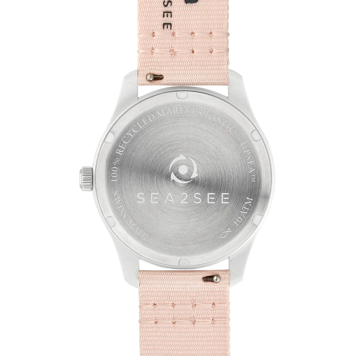 Sea2See Fiji 05 orologio rosa bianco 37 mm