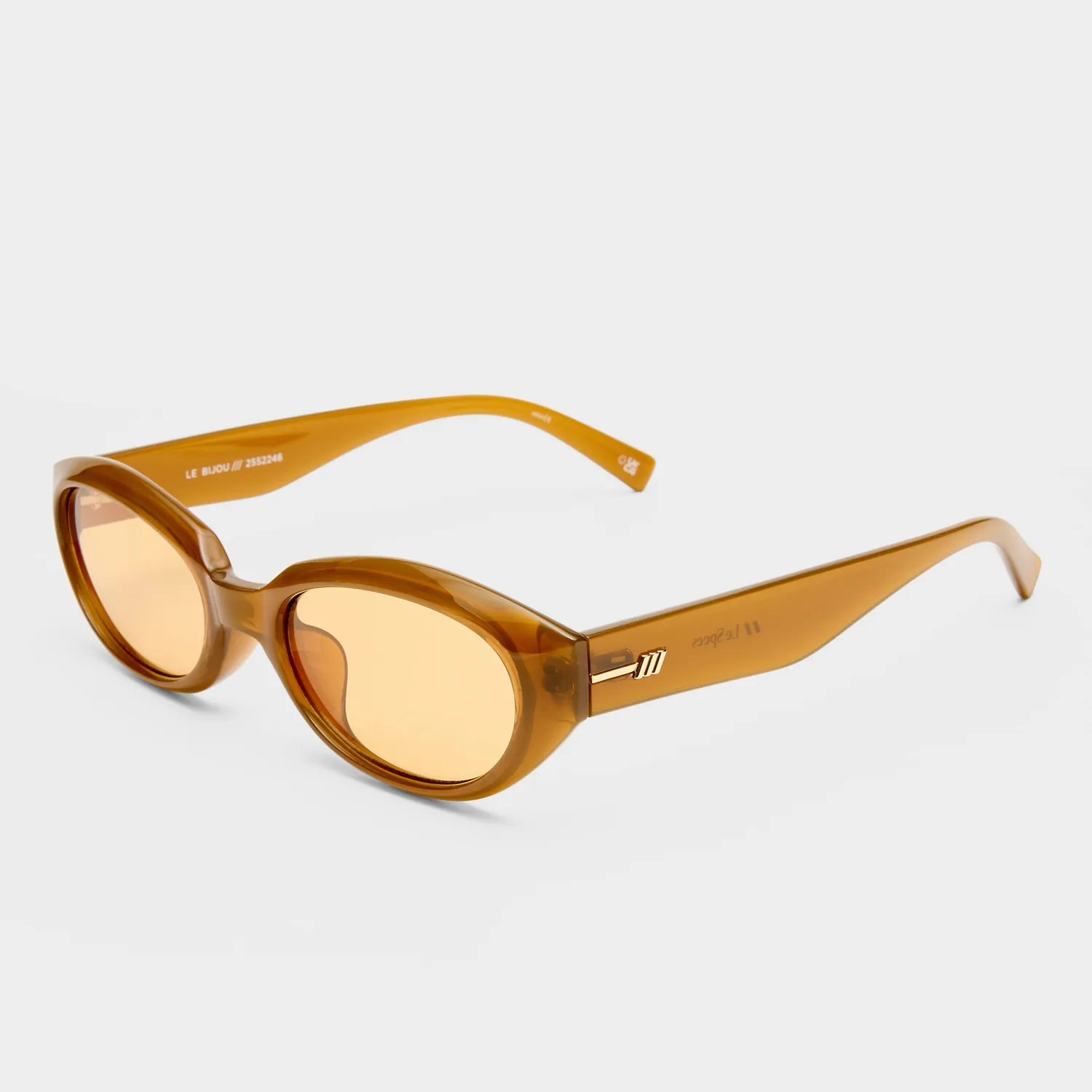 Le Specs Le Bijou occhiale da sole Toffee giallo wide fit