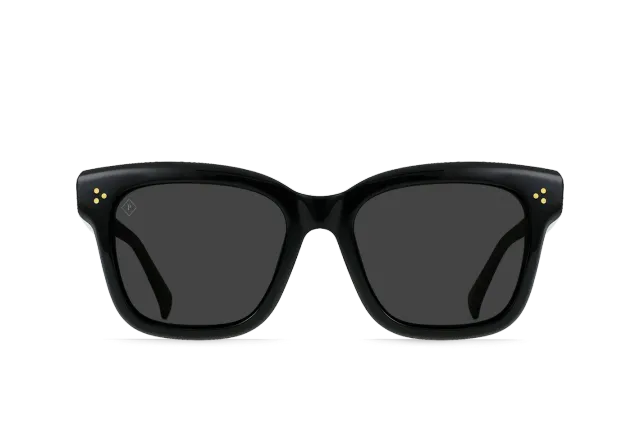Raen Breya 54 occhiale da sole nero fumo polarizzato donna
