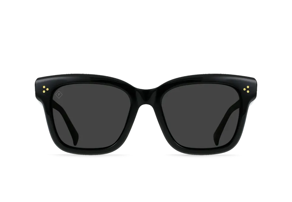 Raen Breya 54 occhiale da sole nero fumo polarizzato donna
