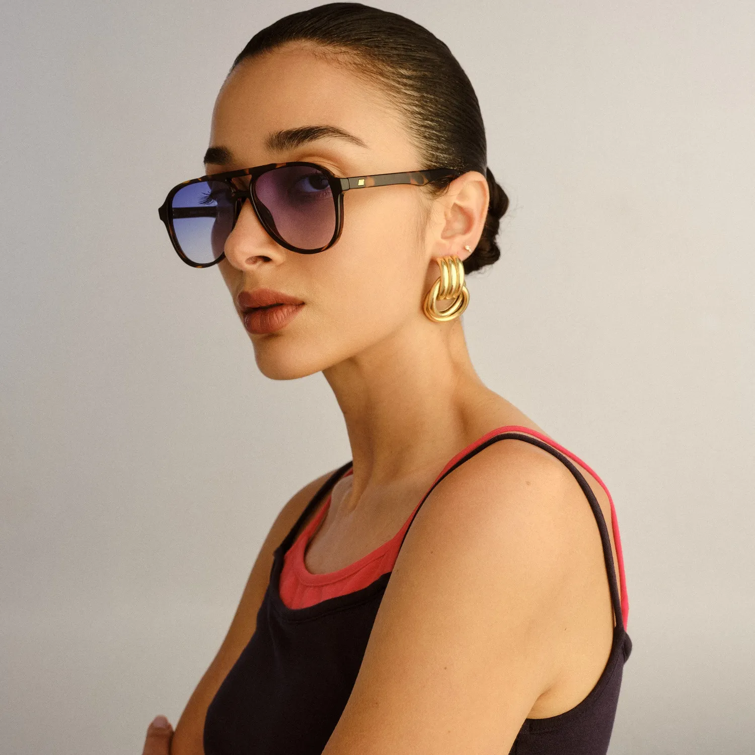 Le Specs Tragic Magic occhiale da sole tokyo tort blu