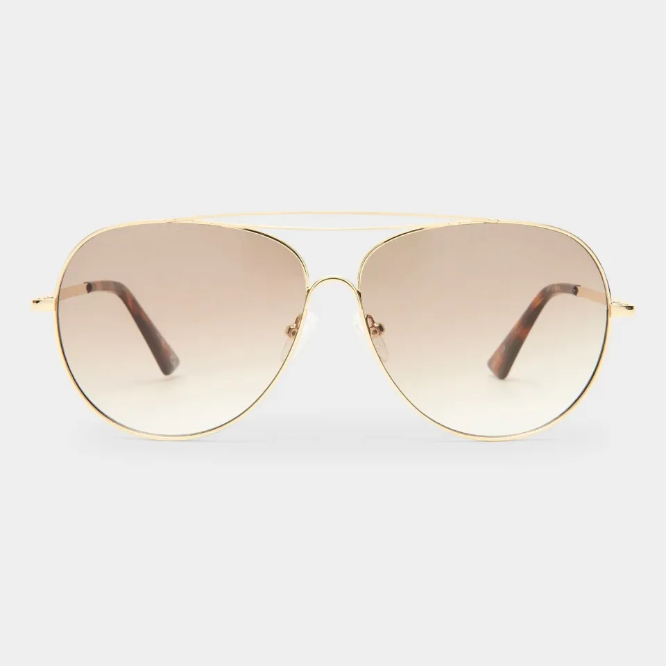 Le Specs Abracadabra occhiale da sole aviatore oro