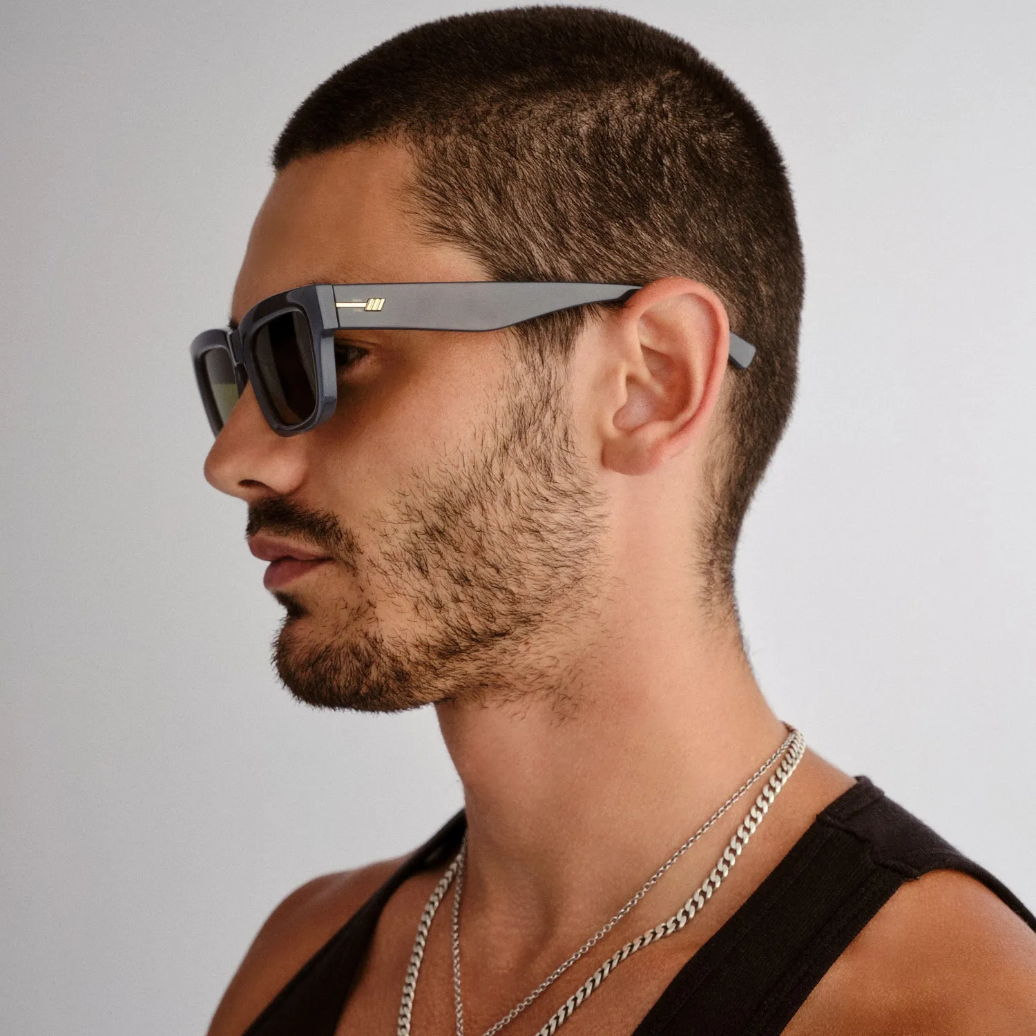 Le Specs Le Castle occhiale da sole shadow verde