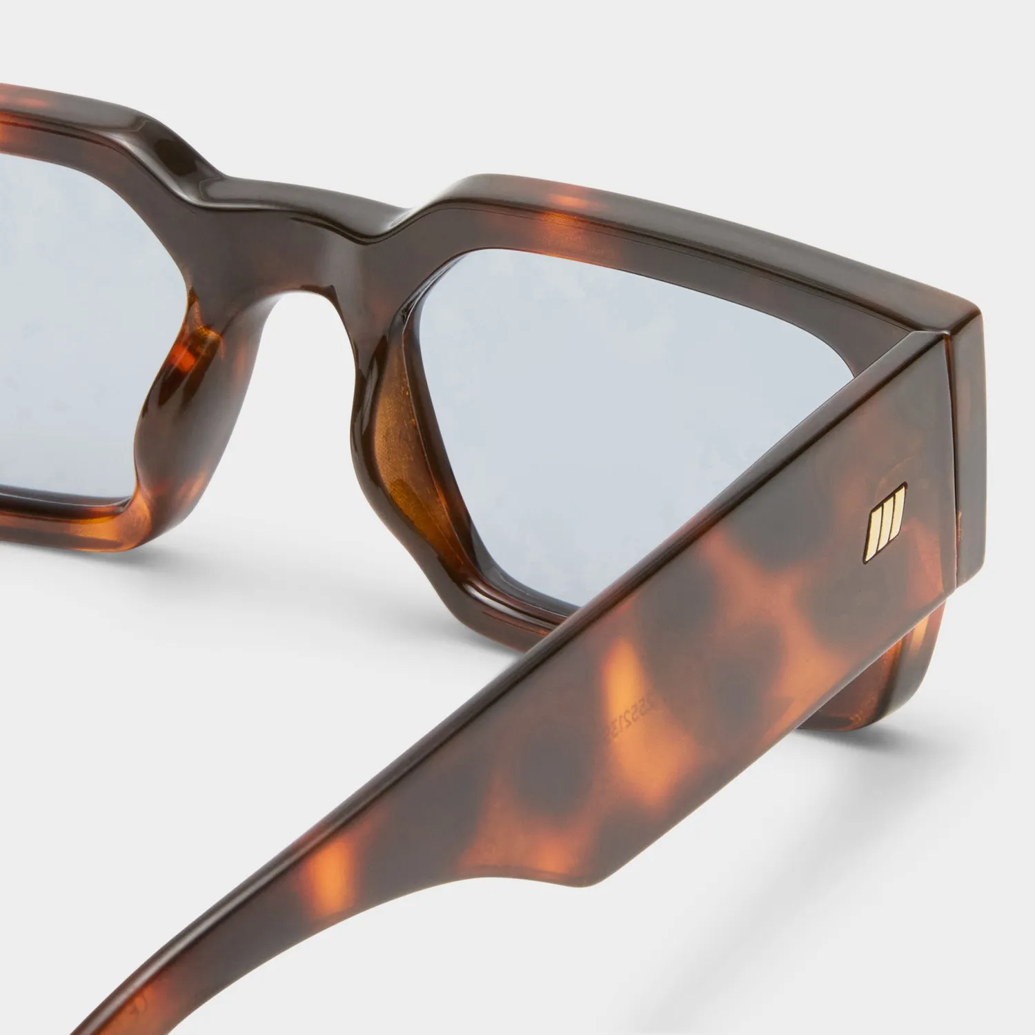 Le Specs Contemplation occhiali da sole tartarugato scuro