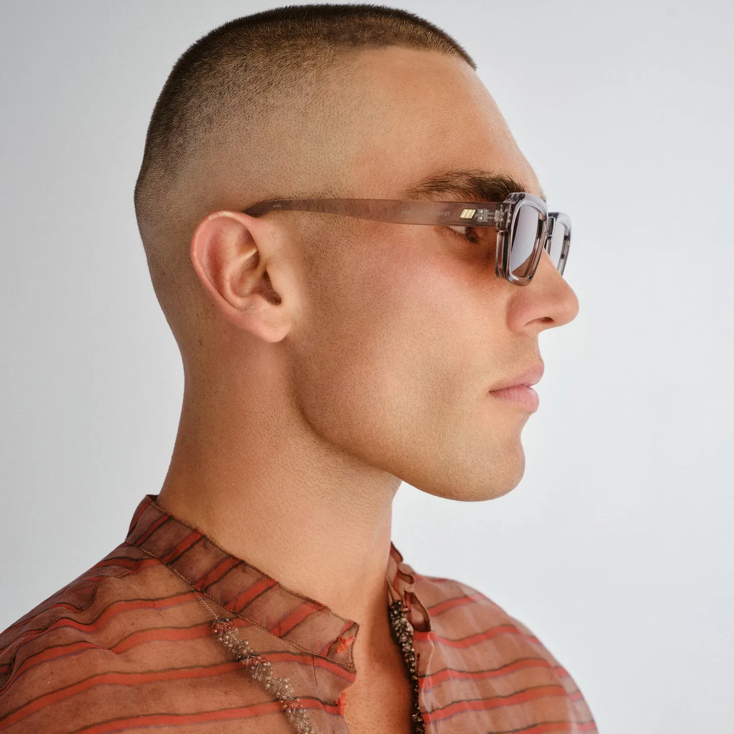 Le Specs Tension occhiali da sole grigi rettangolari