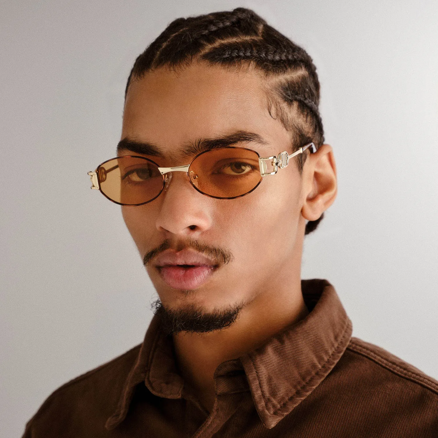 Le Specs The Forbidden occhiali da sole oro ovali