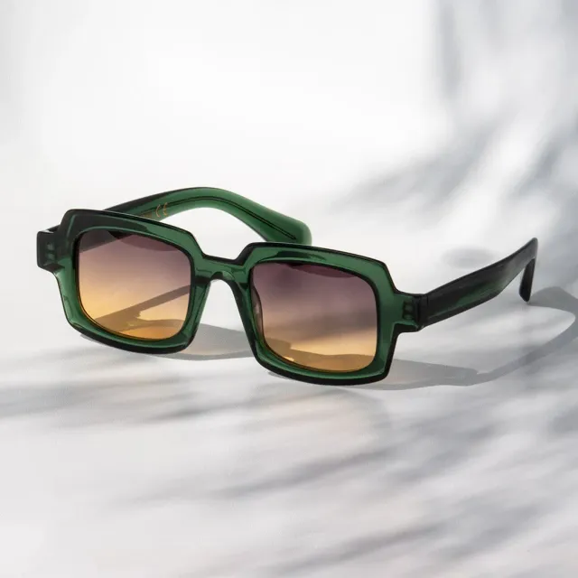 Hemmet Too Fancy occhiale da sole verde smeraldo