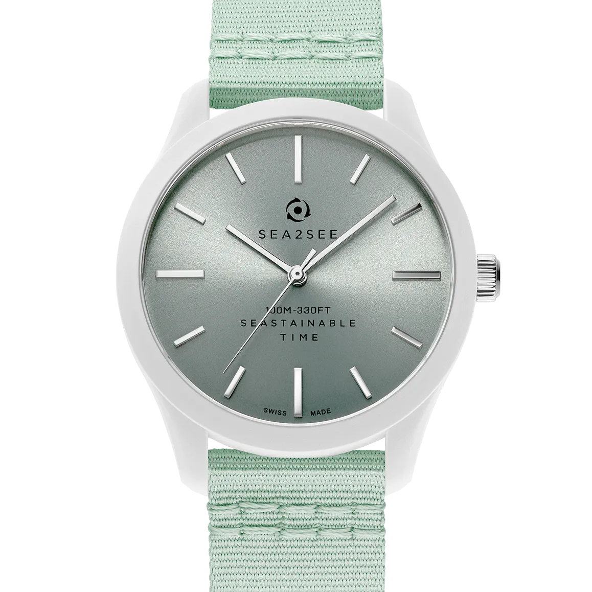 Sea2See Fiji 06 orologio 37 mm quadrante verde