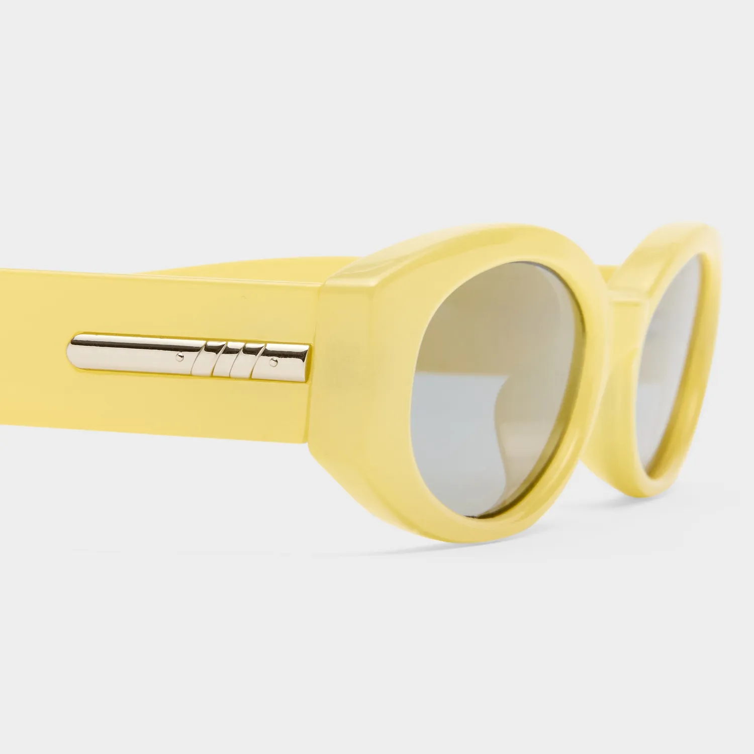 Le Specs Belladonna occhiale da sole giallo ovale medium