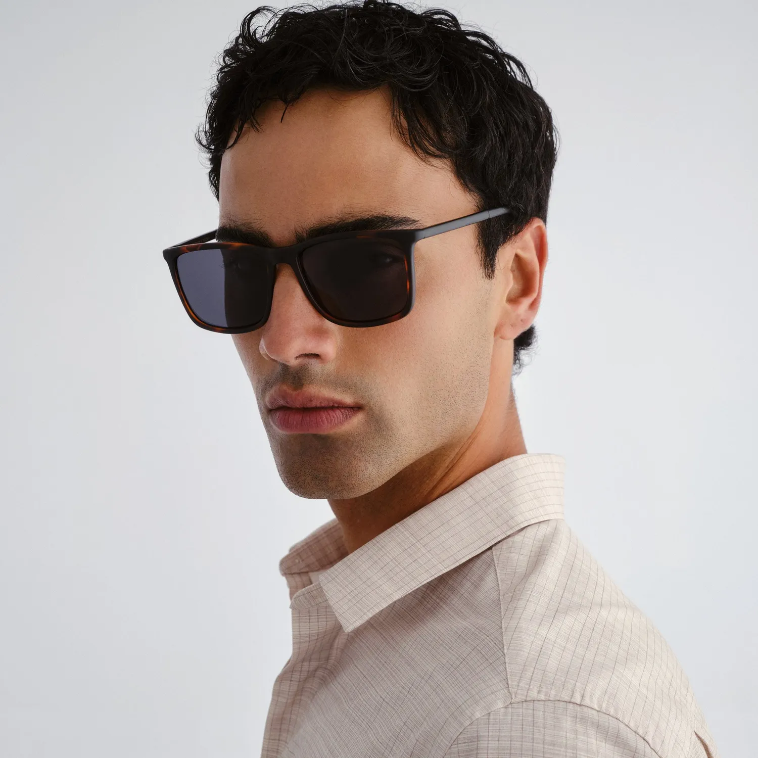 Le Specs Tweedledum occhiale da sole tartaruga opaco