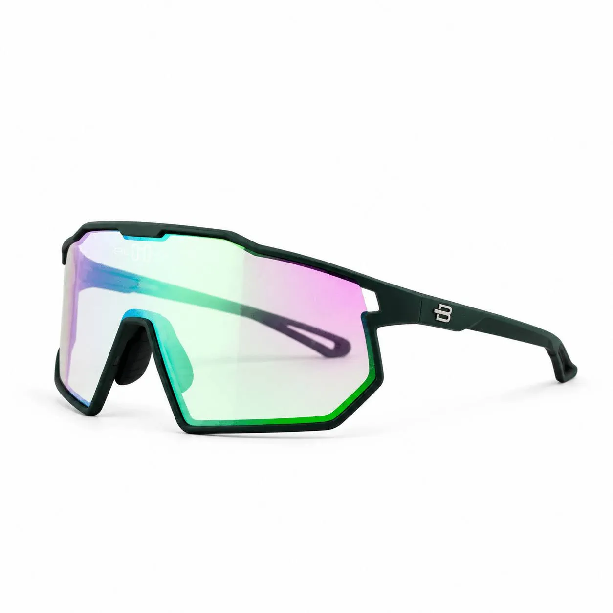 Bloovs Verbier Dark Green Carbon occhiali sportivi fotocromatici