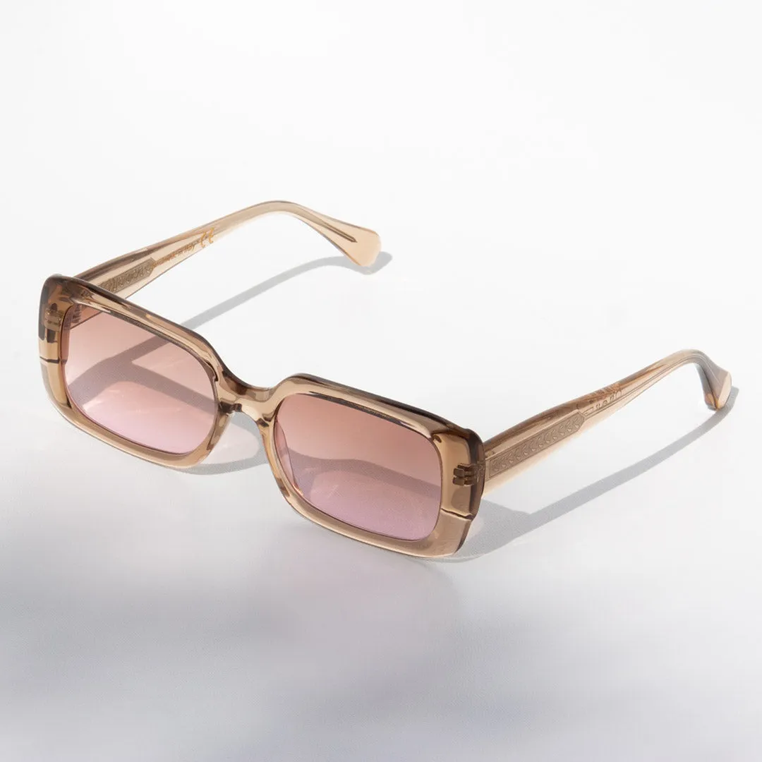 Hemmet Star Diva occhiale da sole champagne donna retrò