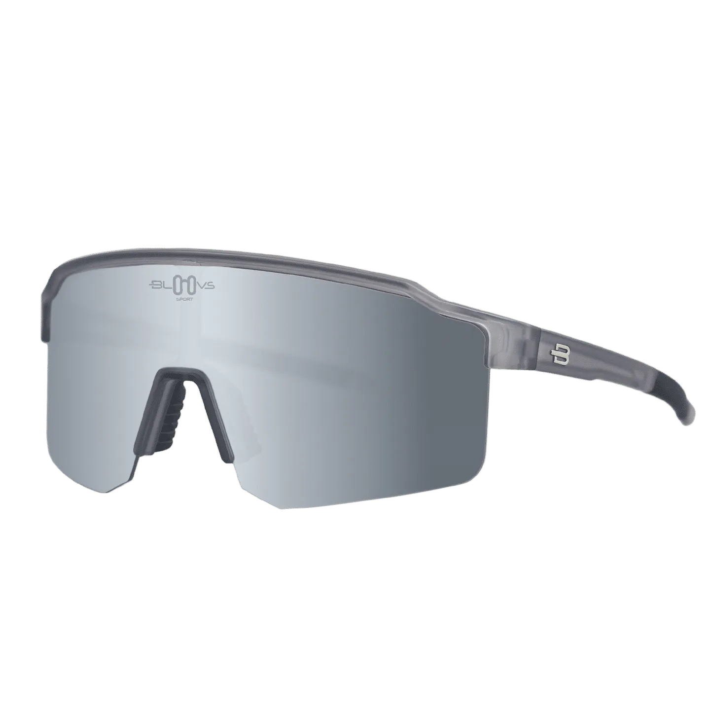 Bloovs Taroko Cristallo Grigio Argento occhiali ciclismo