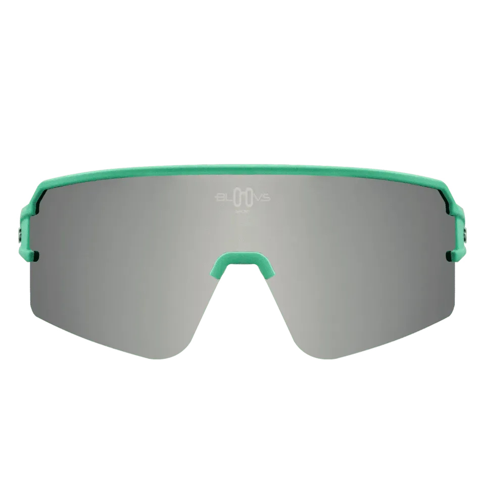 Bloovs Flandes Verde Opaco Argento occhiale sole
