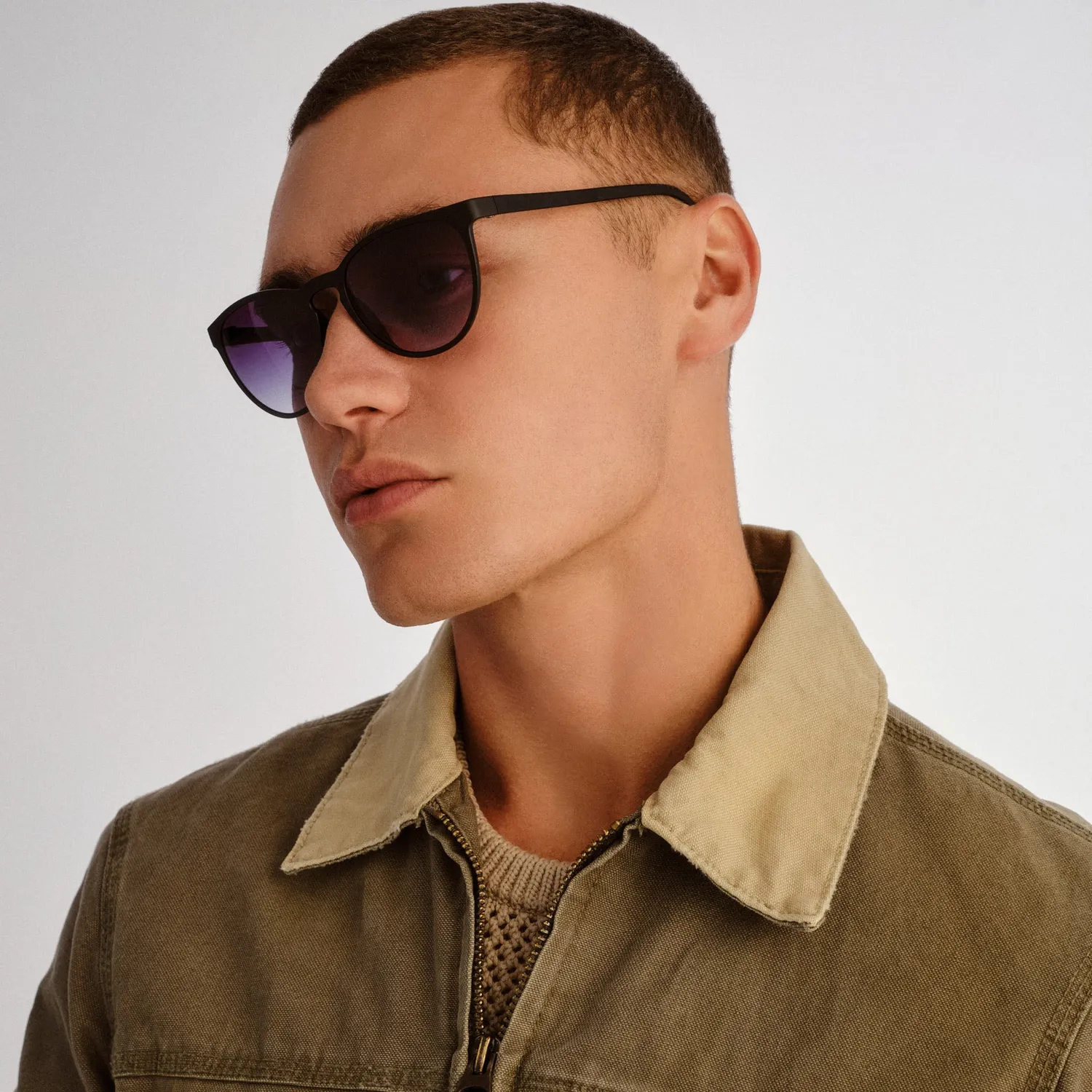 Le Specs Invincible occhiali da sole nero tondi