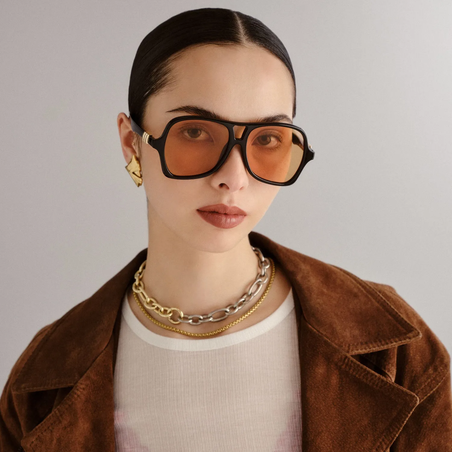 Le Specs Fortune Teller occhiale da sole nero aviator