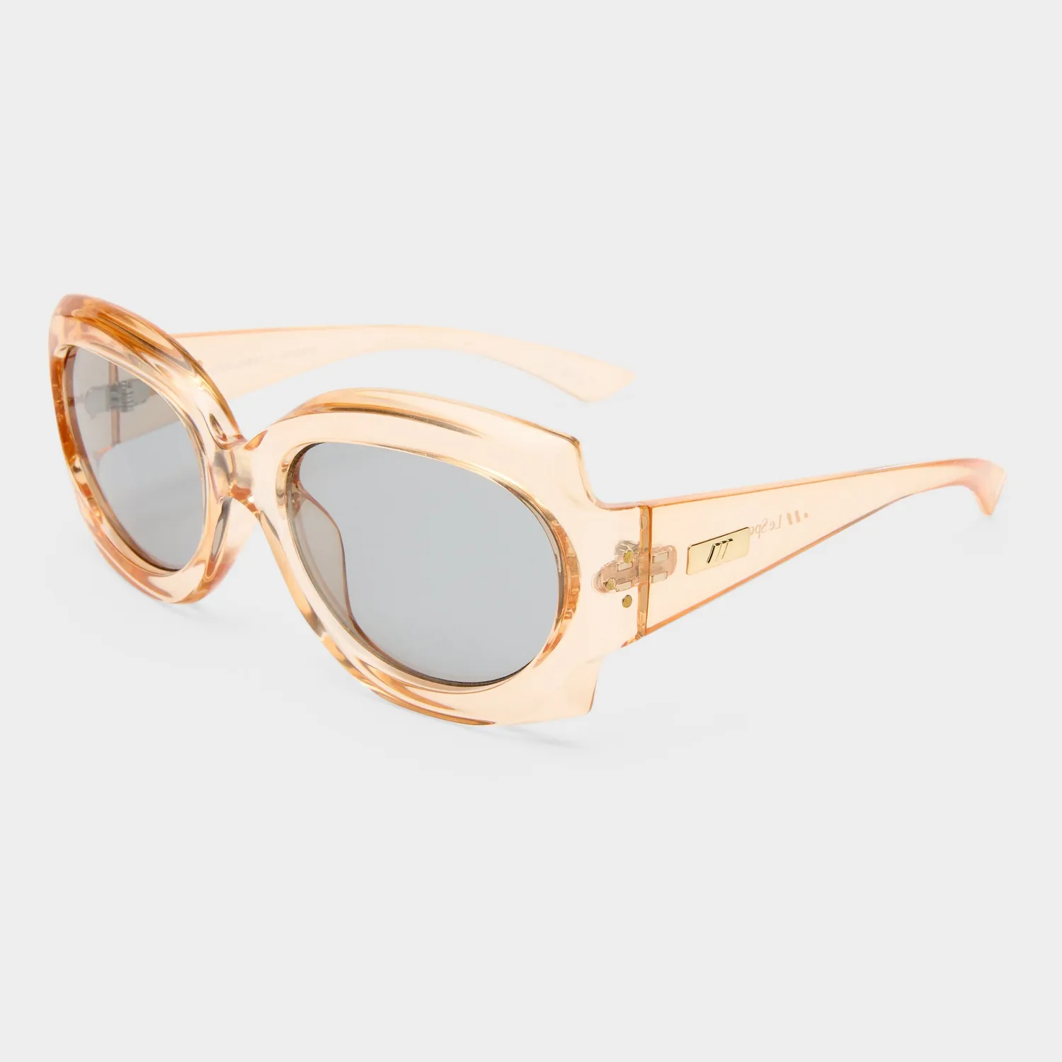 Le Specs Loveliness occhiali da sole nude oversize rotondi