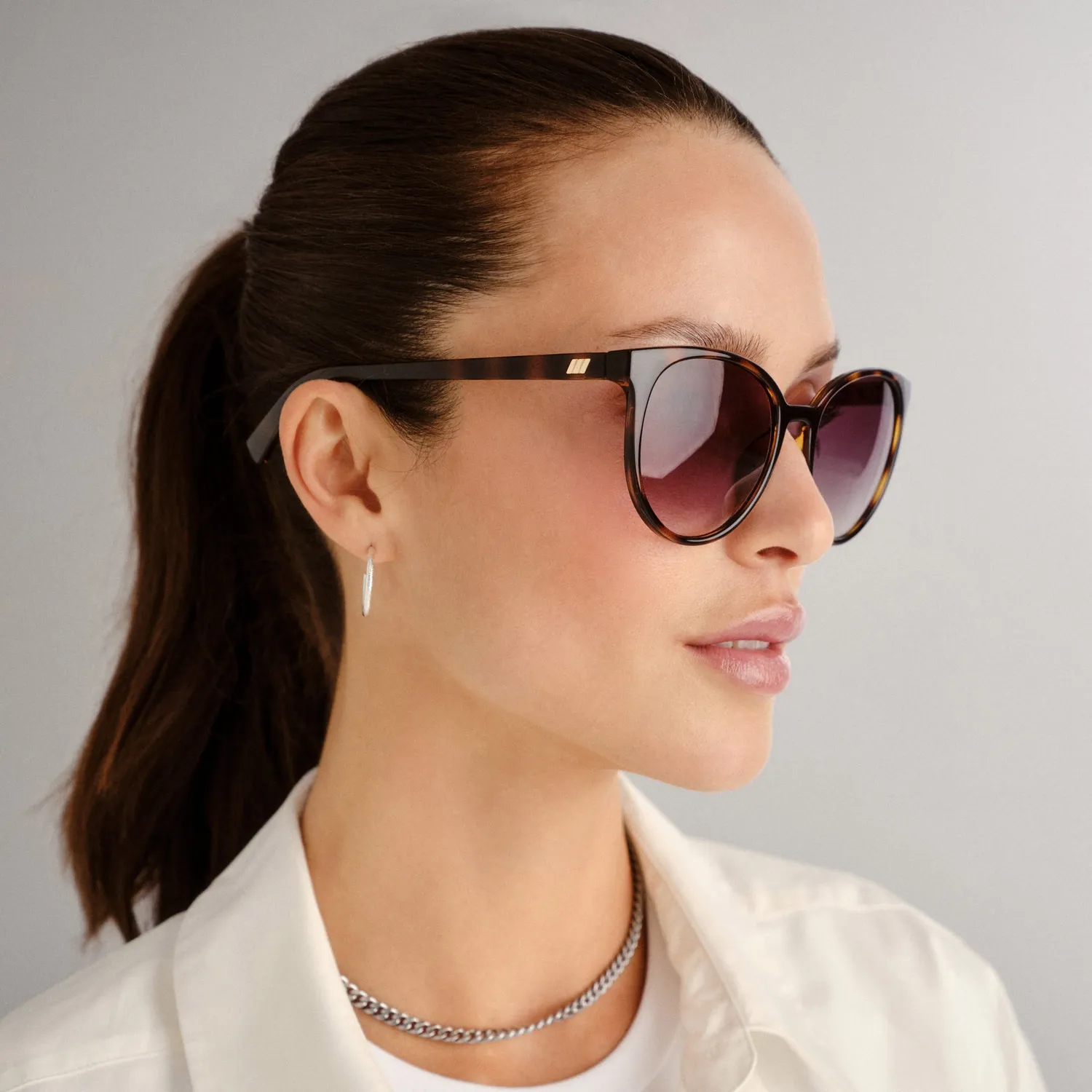 Le Specs Armada occhiale da sole tort khaki cat-eye