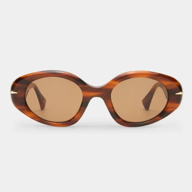 Le Specs Numero Dos occhiali da sole teak marrone