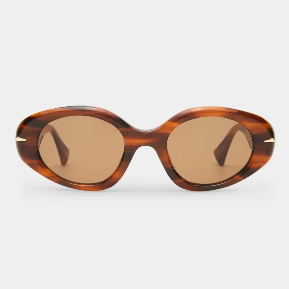 Le Specs Numero Dos occhiali da sole teak marrone