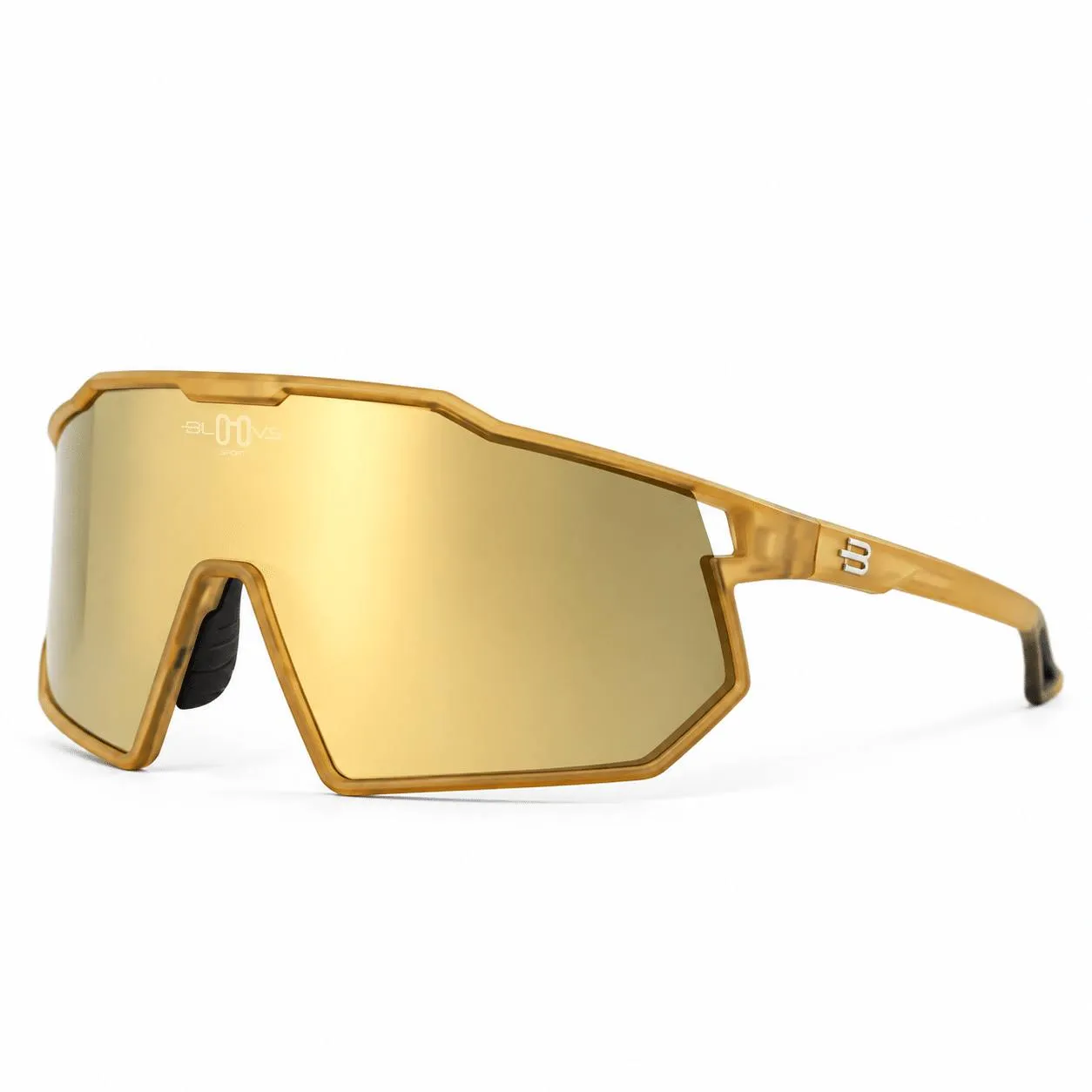 Bloovs Verbier Beige Crystal occhiali da sole avvolgenti