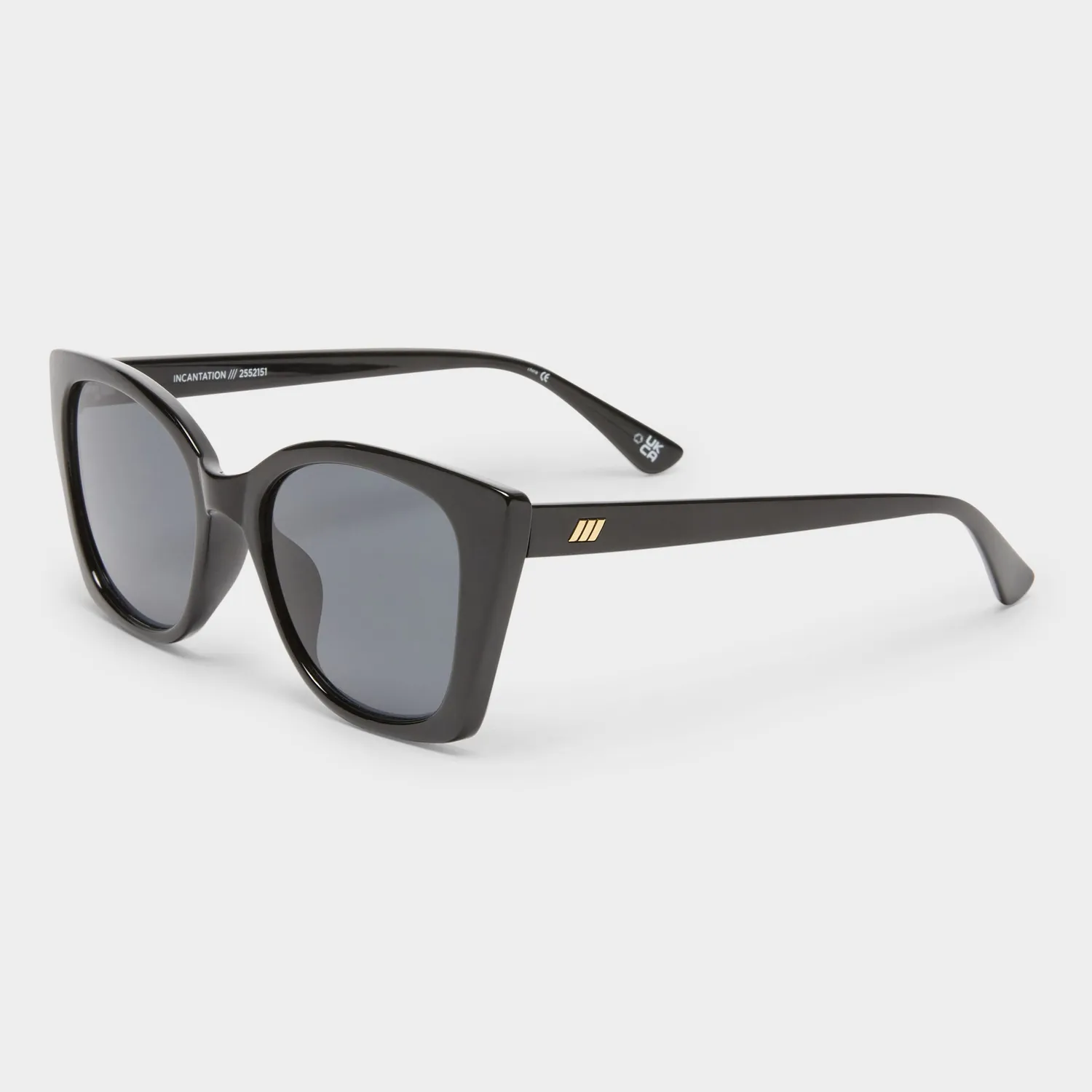 Le Specs Incantation occhiale da sole nero quadrato