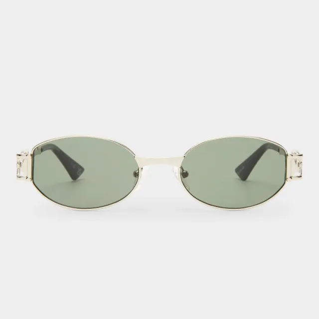 Le Specs The Forbidden occhiali da sole silver ovali